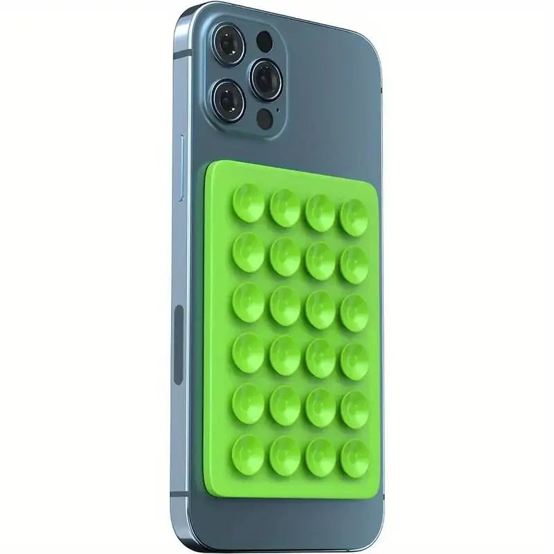 Suporte de Silicone com Ventosas para Celular – Antiderrapante e Fixação em Parede