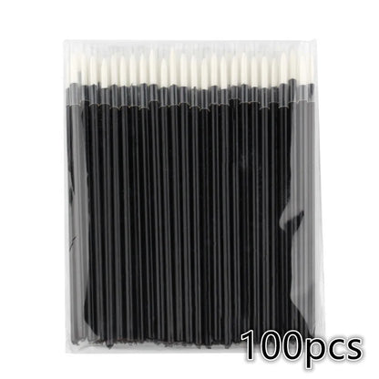 Kit 100/200 Pincéis Descartáveis para Maquiagem e Nail Art