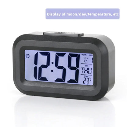 Relógio Digital LED Multifuncional para Mesa com Despertador e Calendário