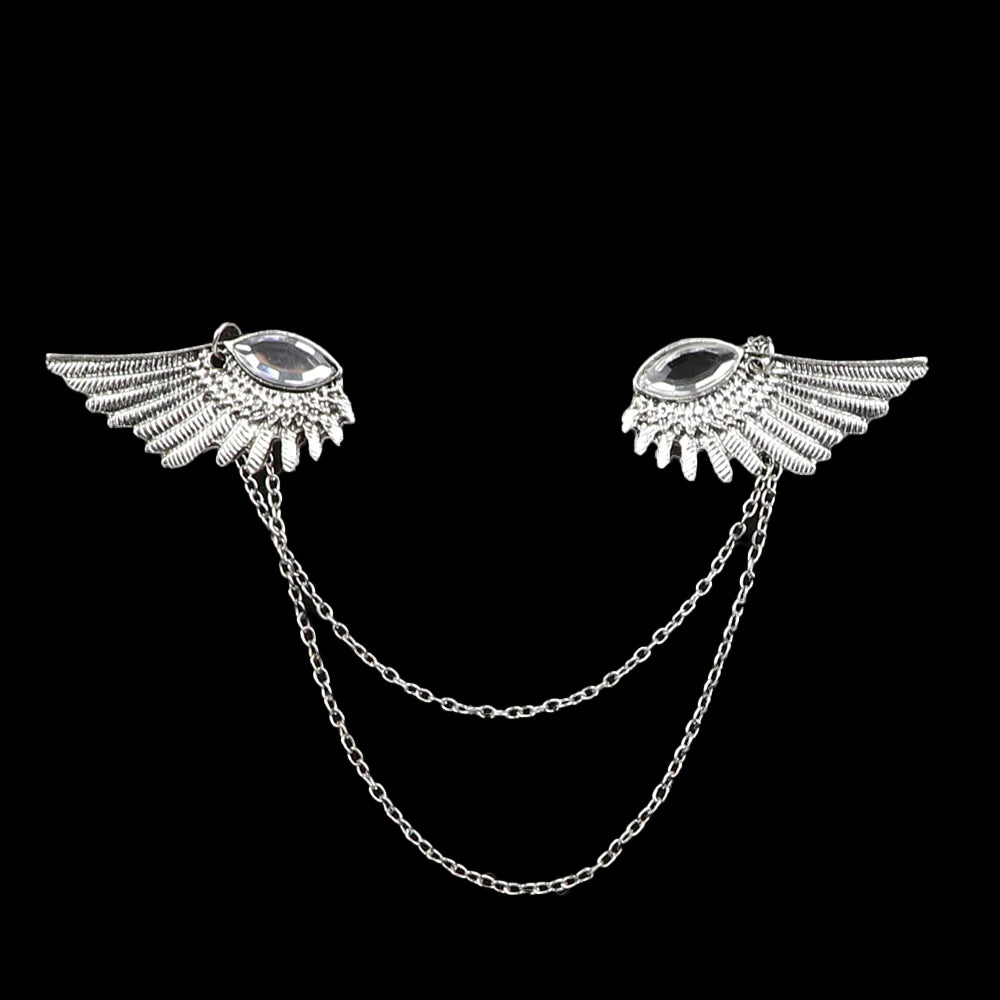 Broche Masculino Fashion com Tassel para Terno, Camisa e Colarinho