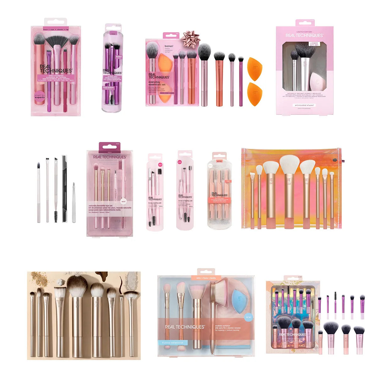 Kit Completo de Pincéis de Maquiagem