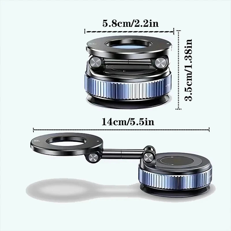 Suporte Magnético Dobrável 360° para Celular com Ímã Forted