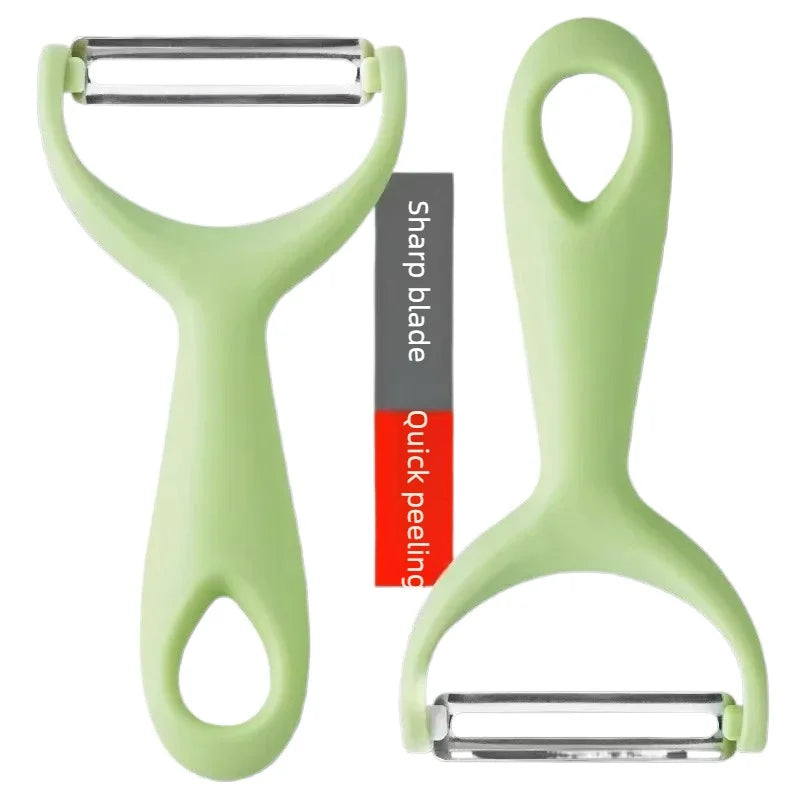 Descascador de Aço Inoxidável com Cabo de PP – Descascador de Batatas, Frutas e Legumes para Utensílio de Cozinha