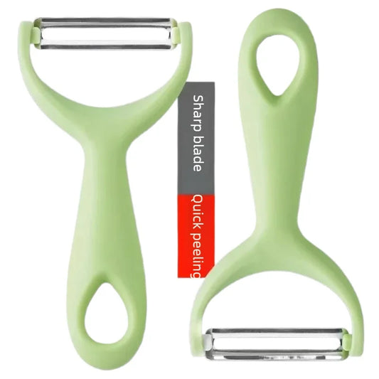 Descascador de Aço Inoxidável com Cabo de PP – Descascador de Batatas, Frutas e Legumes para Utensílio de Cozinha