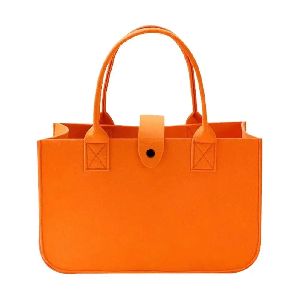Bolsa Maternidade Feminina Grande Capacidade – Bolsa de Ombro em Feltro com Design Casual e Alça Transversal
