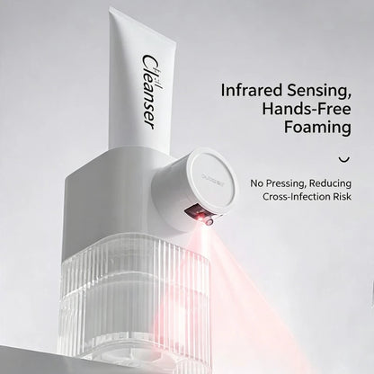 **Dispenser Automático de Espuma para Sabonete – Gerador de Espuma Portátil para Limpeza Facial e Higiene**