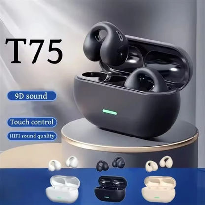 T75 TWS Original – Fone Bluetooth Touch Esportivo para iPhone e Android