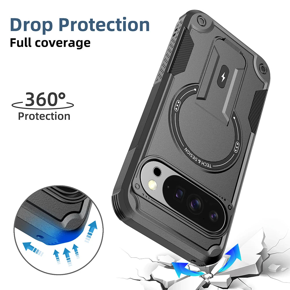 Capa Anti Queda para Google Pixel 9/10/11 Pro XL com Proteção Completa