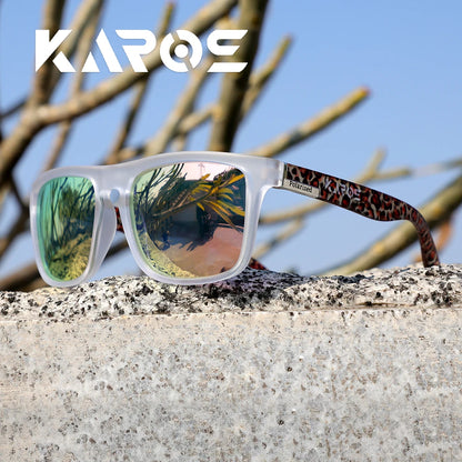 Óculos de Sol Polarizados KAROS Unissex – Antirreflexo para Direção, Esportes ao Ar Livre, Pesca, Ciclismo e Praia com Proteção UV400
