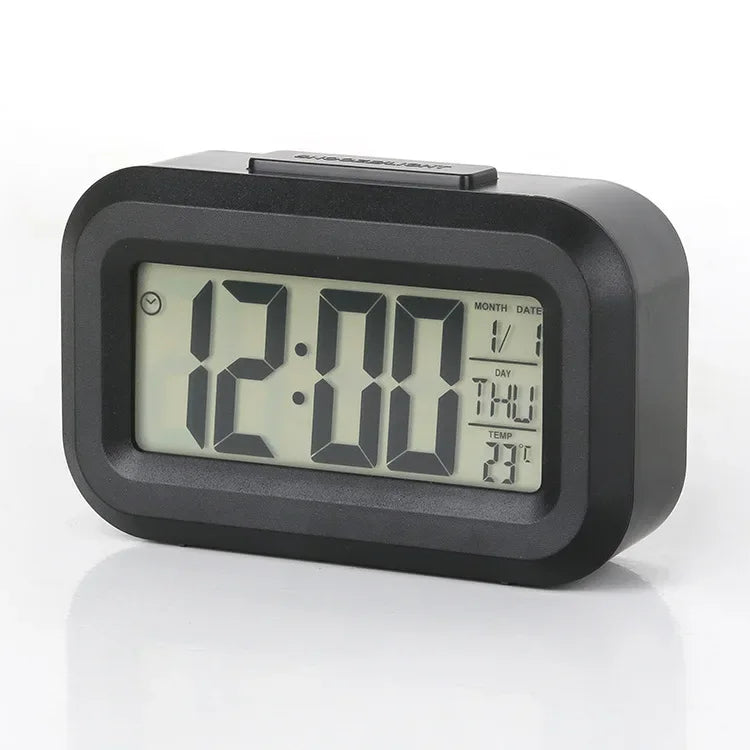 Relógio Digital LED Multifuncional para Mesa com Despertador e Calendário