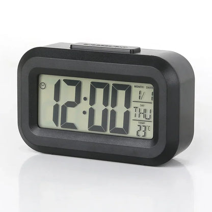 Relógio Digital LED Multifuncional para Mesa com Despertador e Calendário