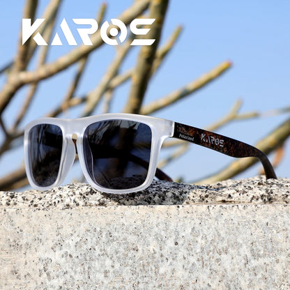 Óculos de Sol Polarizados KAROS Unissex – Antirreflexo para Direção, Esportes ao Ar Livre, Pesca, Ciclismo e Praia com Proteção UV400