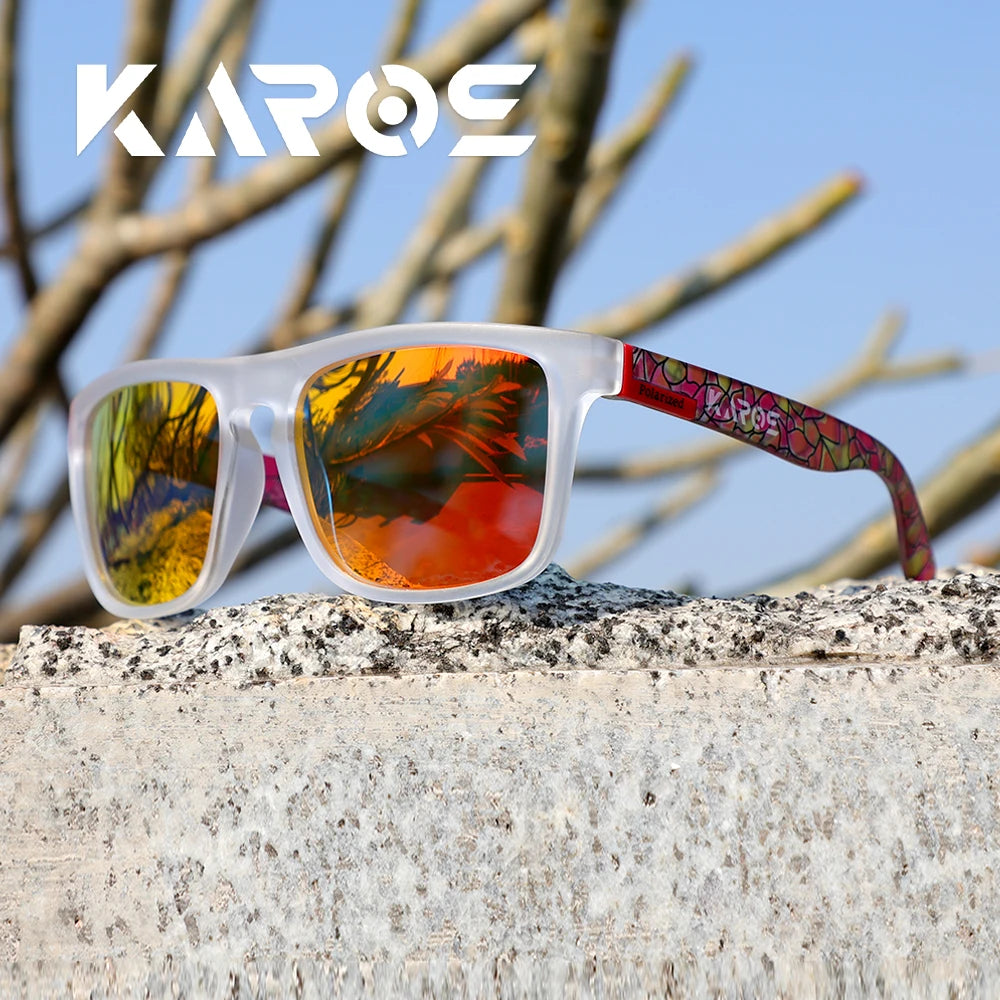 Óculos de Sol Polarizados KAROS Unissex – Antirreflexo para Direção, Esportes ao Ar Livre, Pesca, Ciclismo e Praia com Proteção UV400