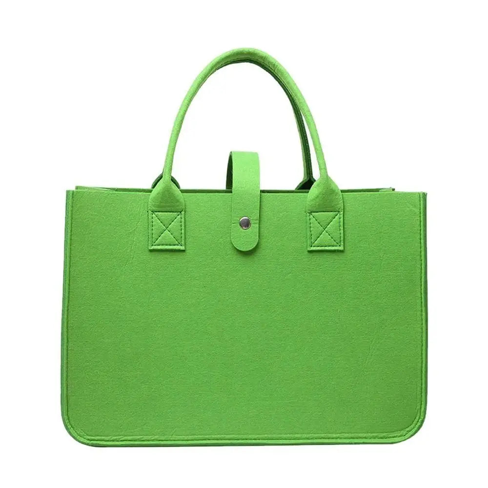 Bolsa Maternidade Feminina Grande Capacidade – Bolsa de Ombro em Feltro com Design Casual e Alça Transversal