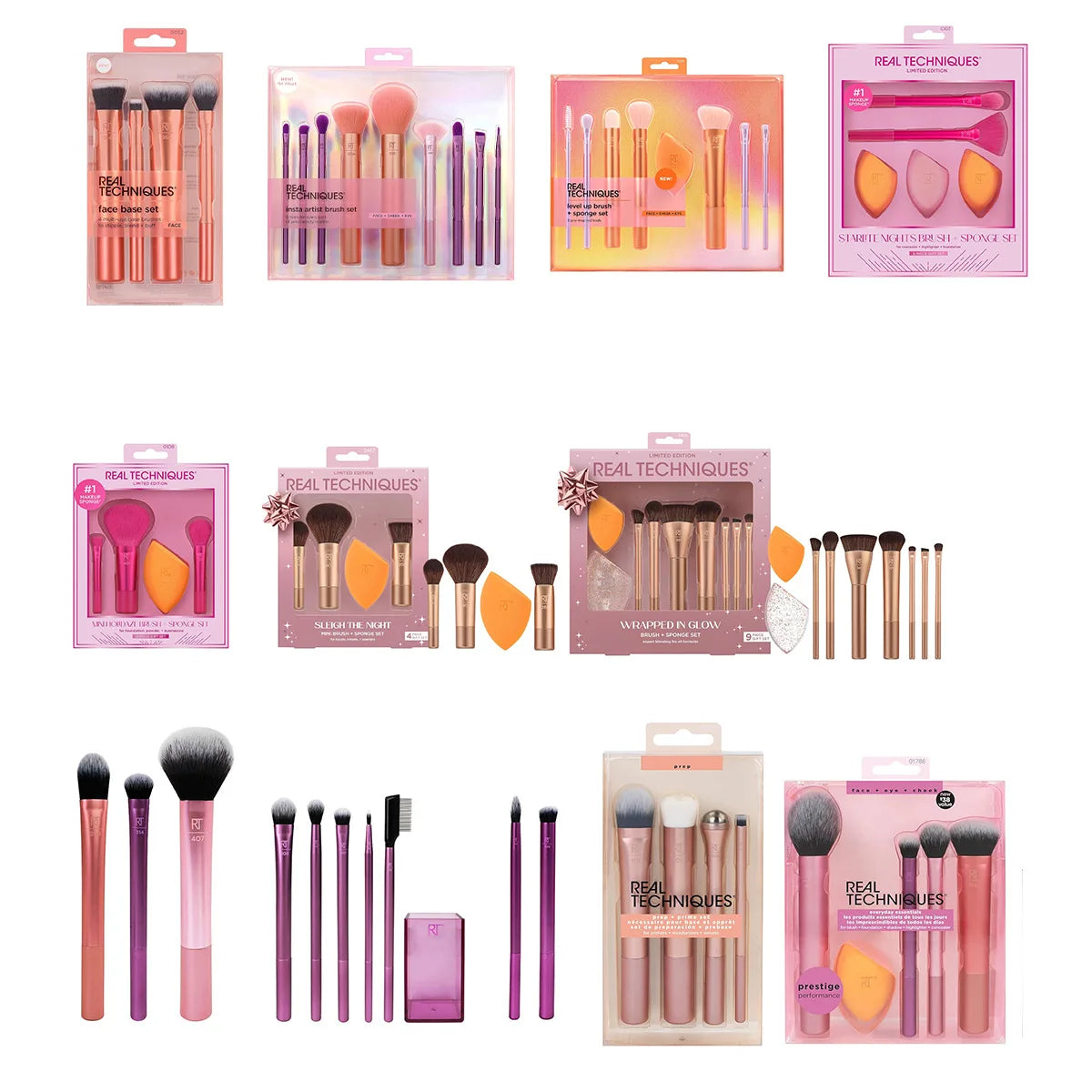 Kit Completo de Pincéis de Maquiagem