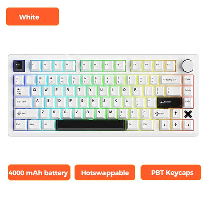 Teclado Mecânico Gamer DAREU RGB 75% com Knob