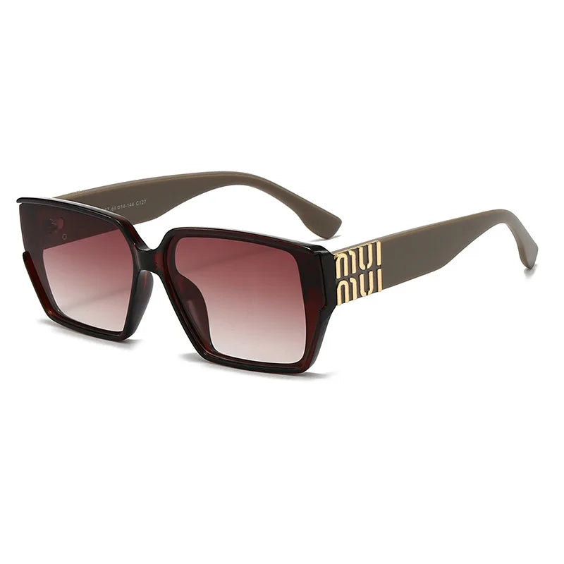 Óculos de Sol Fashion MM Designer Quadrado UV400 Unissex