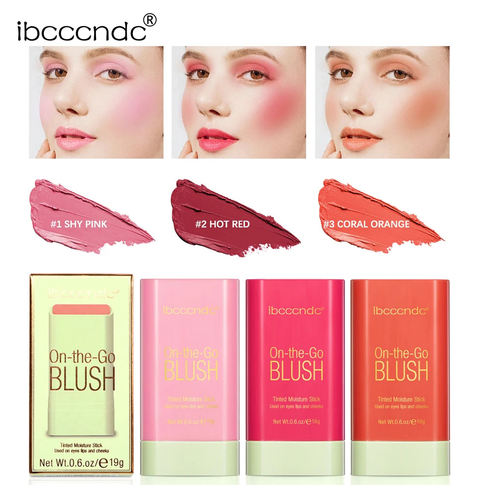 Blush Stick Cremoso Multifuncional à Prova d’Água