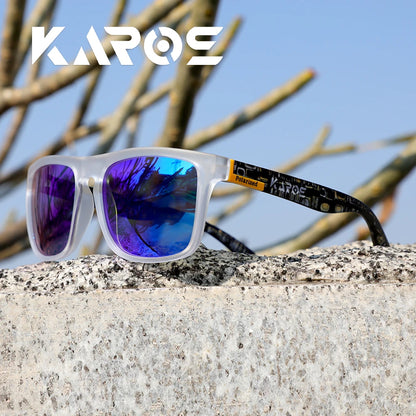 Óculos de Sol Polarizados KAROS Unissex – Antirreflexo para Direção, Esportes ao Ar Livre, Pesca, Ciclismo e Praia com Proteção UV400