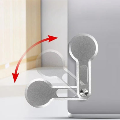 Suporte Magnético Ultrafino para Celular e Notebook em Alumínio Dobrável