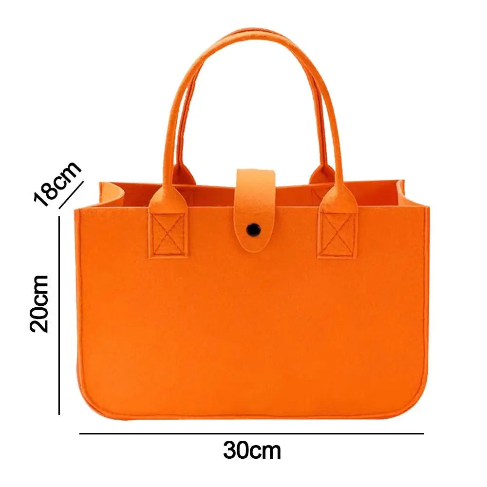 Bolsa Maternidade Feminina Grande Capacidade – Bolsa de Ombro em Feltro com Design Casual e Alça Transversal