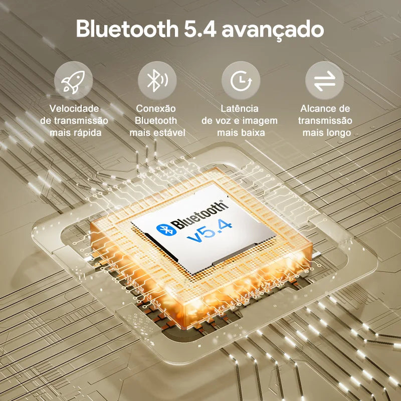 QCY H3 ANC – Headphone Bluetooth 5.4 Hi-Res com ANC Híbrido 43dB e Até 60h de Bateria