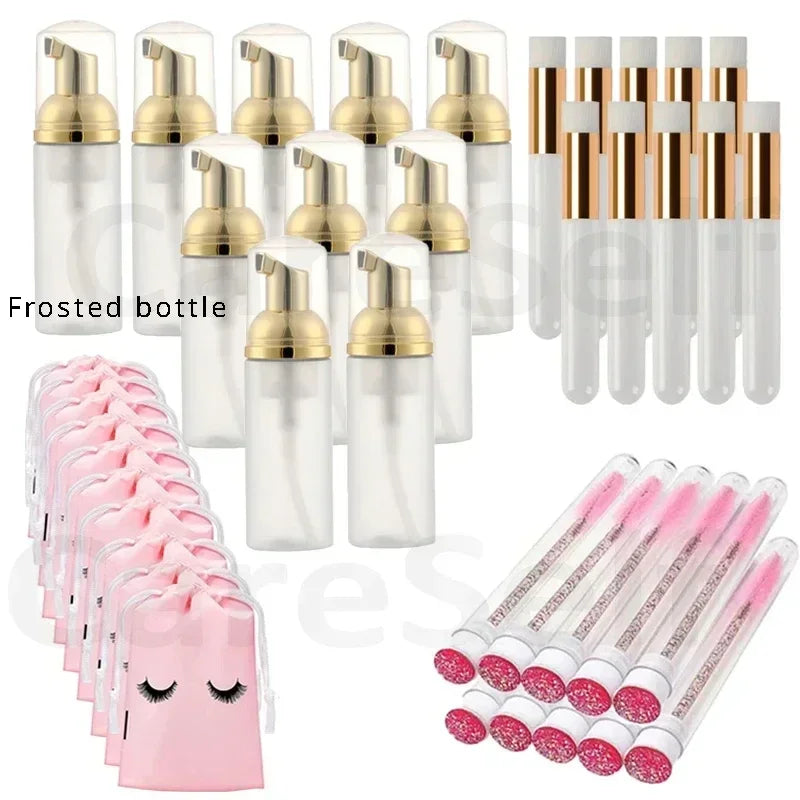 Kit 40 Peças para Limpeza de Cílios e Rosto