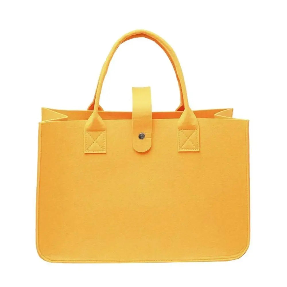 Bolsa Maternidade Feminina Grande Capacidade – Bolsa de Ombro em Feltro com Design Casual e Alça Transversal