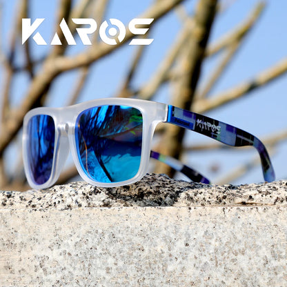 Óculos de Sol Polarizados KAROS Unissex – Antirreflexo para Direção, Esportes ao Ar Livre, Pesca, Ciclismo e Praia com Proteção UV400