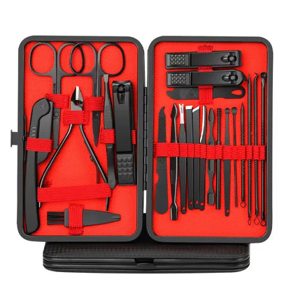 Kit de Cortadores de Unhas e Ferramentas de Manicure