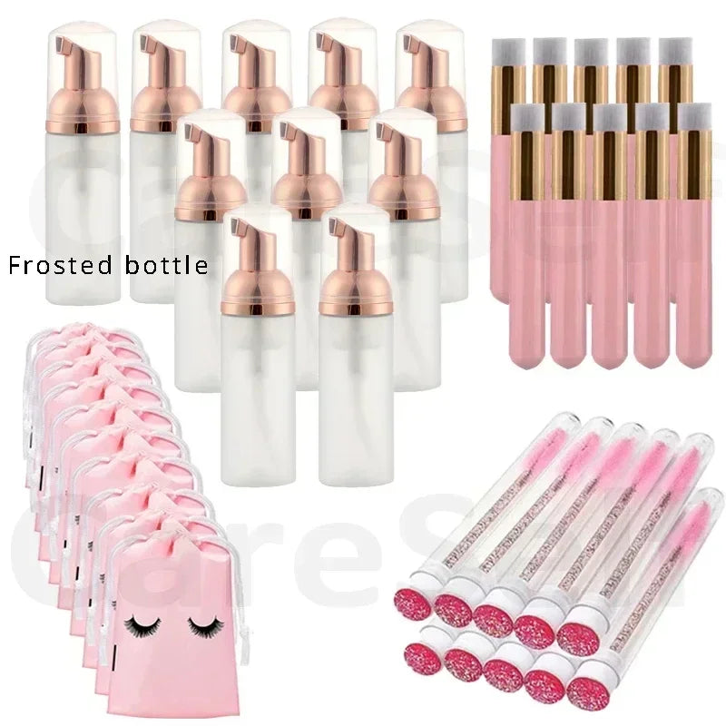 Kit 40 Peças para Limpeza de Cílios e Rosto
