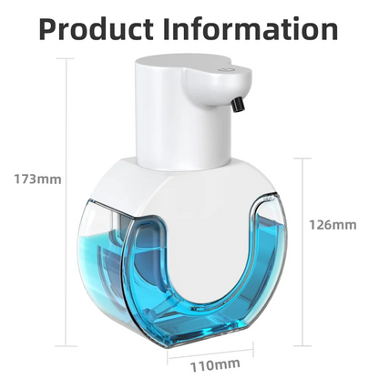 Dispenser Automático Inteligente de Sabonete com Sensor – 420ml, Recarregável via USB e com Luz de Display