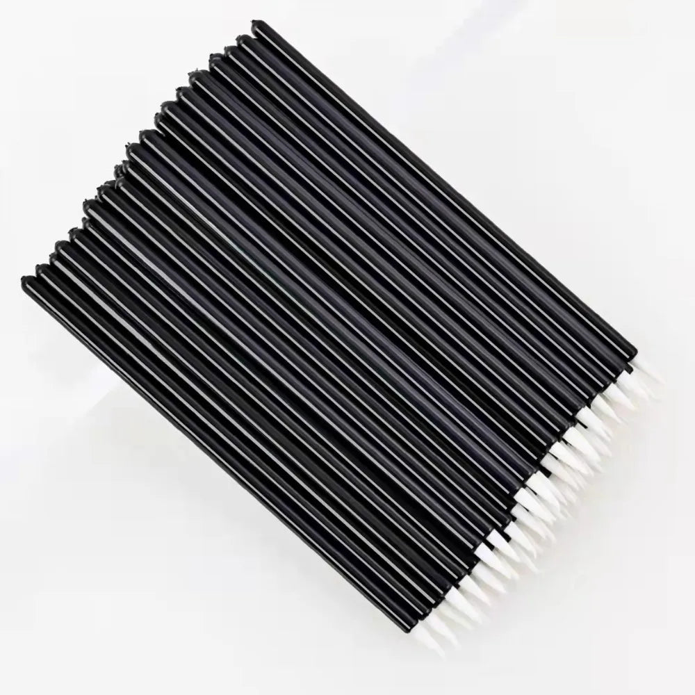 Kit 100/200 Pincéis Descartáveis para Maquiagem e Nail Art