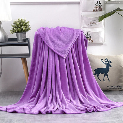 Cobertor Macio e Quente de Veludo Coral para Cama e Sofá – Manta de Inverno Decorativa