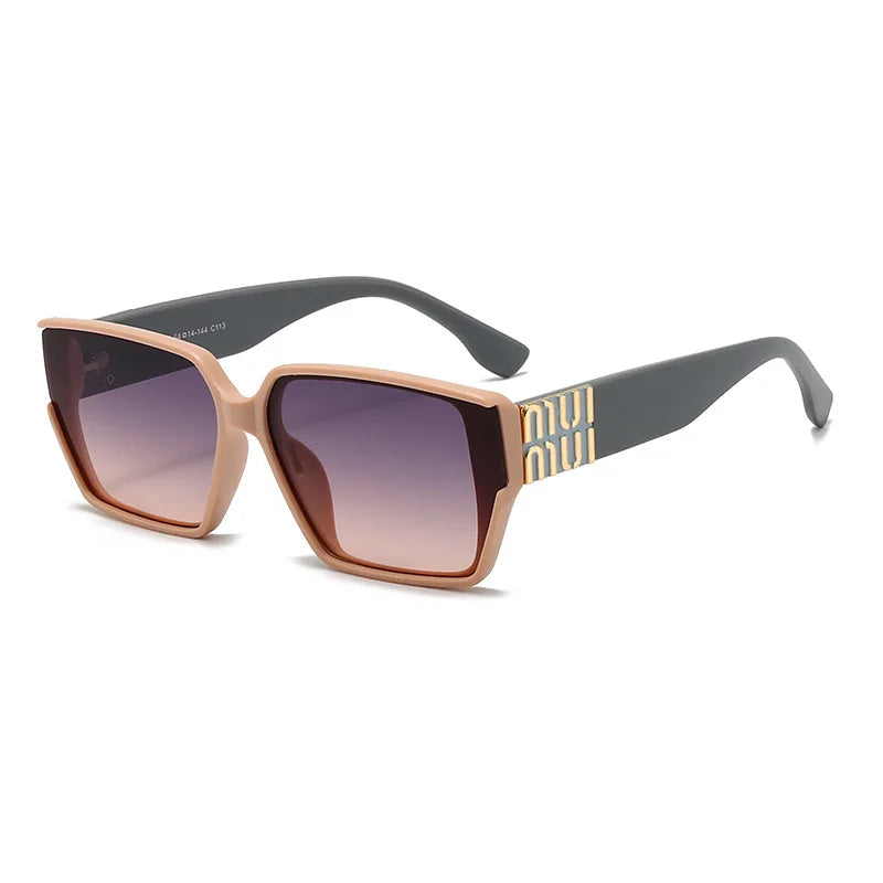 Óculos de Sol Fashion MM Designer Quadrado UV400 Unissex