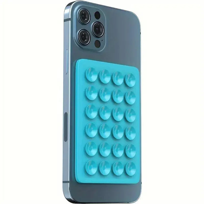 Suporte de Silicone com Ventosas para Celular – Antiderrapante e Fixação em Parede