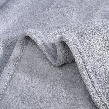 Cobertor Macio e Quente de Veludo Coral para Cama e Sofá – Manta de Inverno Decorativa