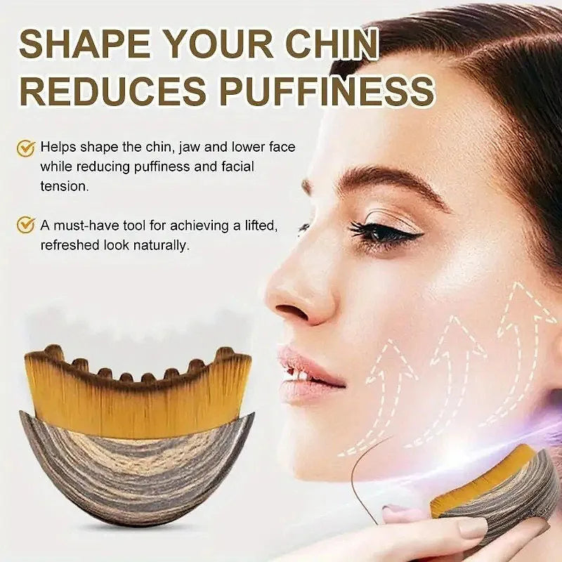 Escova Facial de Drenagem Linfática e Contorno Facial