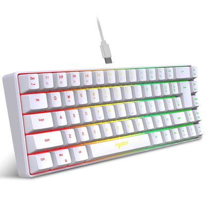 Teclado Mecânico Mini K61 RGB 61 Teclas com Fio