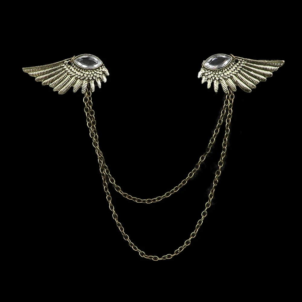 Broche Masculino Fashion com Tassel para Terno, Camisa e Colarinho