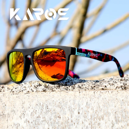 Óculos de Sol Polarizados KAROS Unissex – Antirreflexo para Direção, Esportes ao Ar Livre, Pesca, Ciclismo e Praia com Proteção UV400