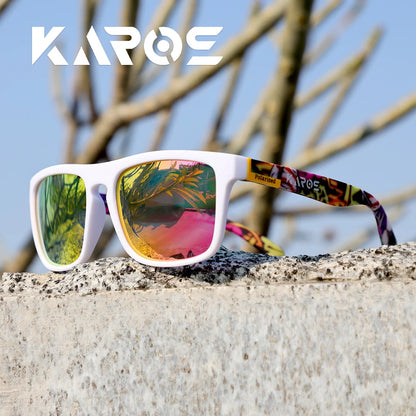 Óculos de Sol Polarizados KAROS Unissex – Antirreflexo para Direção, Esportes ao Ar Livre, Pesca, Ciclismo e Praia com Proteção UV400