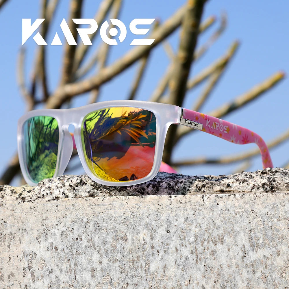 Óculos de Sol Polarizados KAROS Unissex – Antirreflexo para Direção, Esportes ao Ar Livre, Pesca, Ciclismo e Praia com Proteção UV400