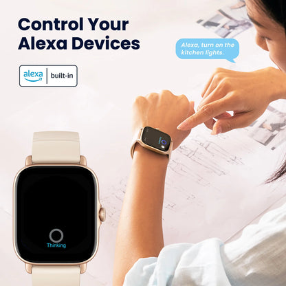 Amazfit GTS 4 Mini Smartwatch com Alexa e 150 Modos Esportivos