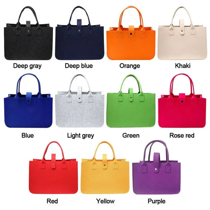 Bolsa Maternidade Feminina Grande Capacidade – Bolsa de Ombro em Feltro com Design Casual e Alça Transversal