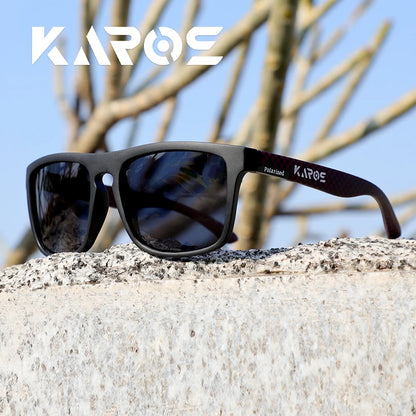 Óculos de Sol Polarizados KAROS Unissex – Antirreflexo para Direção, Esportes ao Ar Livre, Pesca, Ciclismo e Praia com Proteção UV400