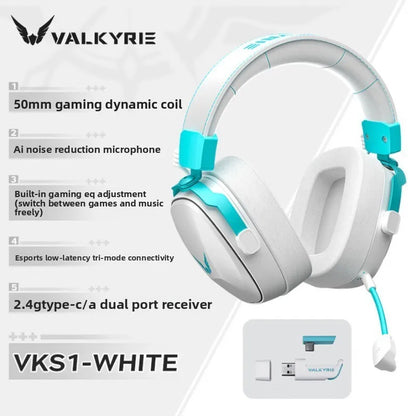 Headset Gamer VALKYRIE VK S1 Sem Fio RGB