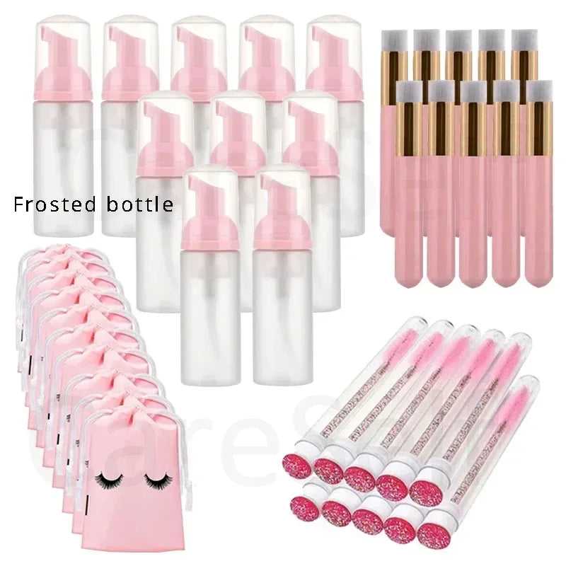 Kit 40 Peças para Limpeza de Cílios e Rosto