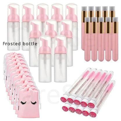 Kit 40 Peças para Limpeza de Cílios e Rosto