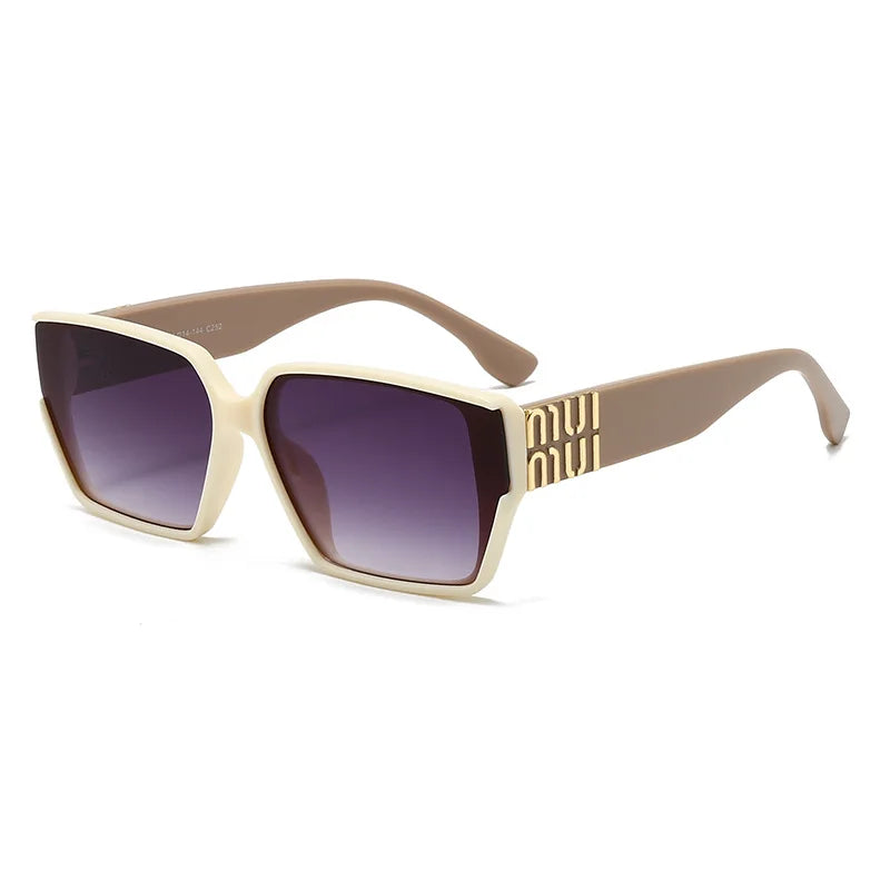 Óculos de Sol Fashion MM Designer Quadrado UV400 Unissex